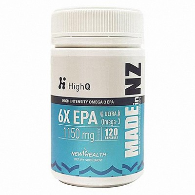 HighQ 6x高EPA鱼油98%OMEGA-3 120粒